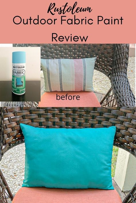 painted cushions with Rustoleum fabric paint Rustoleum Fabric Spray Paint, Outdoor Fabric Paint, Painted Cushions, Chalk Paint Fabric, Boat Remodel, Outside Cushions, Rustoleum Paint, Rustoleum Chalk Paint, Fabric Spray Paint