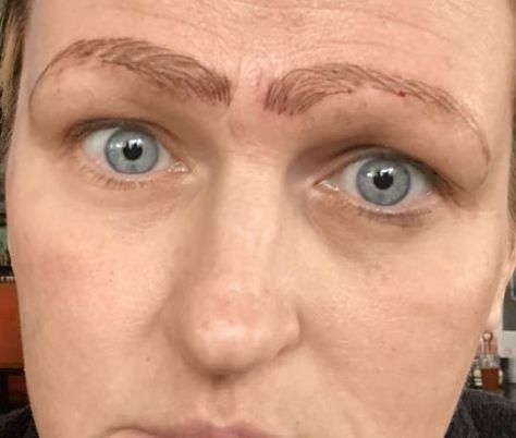 Single mum dumped after botched £190 microblading left her with FOUR eyebrows Eyebrow Fails, Lash Quotes, Tattoo Makeup, Permanent Cosmetics, Single Mum, Hair Quiz, Permanent Makeup Eyebrows, Permanent Eyebrows, Tattoo Fails