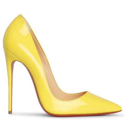 Kitten Heel Shoes, Christian Louboutin So Kate, So Kate, Hot Heels, Patent Leather Pumps, Fashion High Heels, Leather Care, Leather Pumps, Stiletto Heel