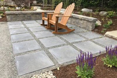 Gravel Grandeur - Dennis' 7 Dees | Landscaping Services & Garden Centers Clean Patio, Gravel Landscaping, Backyard Layout, Residential Landscaping, Landscaping With Boulders, Modern Backyard Landscaping, Garden Centers, House Backyard, Landscape Maintenance