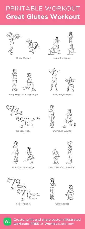 Gluts Gym Glutes, Workout Labs, Printable Workout, Gym Fitness Motivation, 15 Minute Workout, Barbell Workout, Printable Workouts, Body Motivation, Leg Day