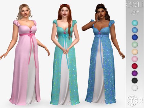 The Sims Resource - Giselle Dress Sims 4 Disney Princess Cc Rapunzel, Sims 4 Mermaid Dress, Prom Dresses Sims 4 Cc, Sims 4 Cinderella Cc, Sims 4 Queen Cc, Sims 4 Princess Dress, Sims 4 Cc Prom Dress, Sims 4 Regency Cc, Sims 4 Disney Cc