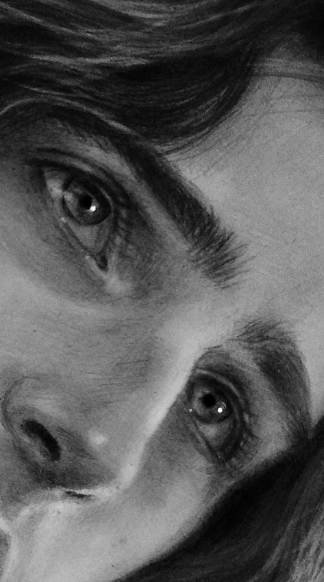 Hyper Realistic Portrait Drawing, Disappointed Drawing Reference, Drawing Graphite Pencil, Easy Graphite Drawings, Charcoal Art For Beginners, Eyes Reference Photo, Unholy Drawing, Sketching Realistic, Charcoal Pencil Art