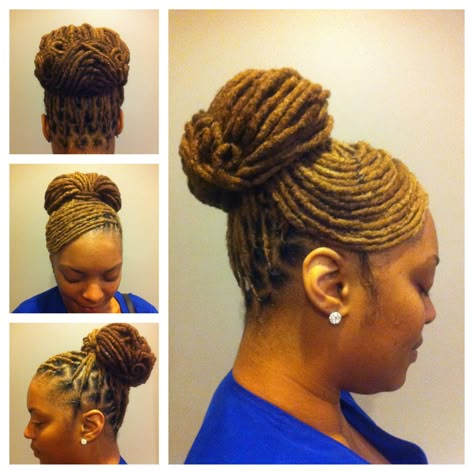 Up do Fancy Dreadlocks Hairstyles, Loc Updo Styles Short Mohawk, Messy Loc Bun Dreadlocks Updo, Formal Loc Updo, Lock Updo Dreadlocks, Loc Petal Updo, Dreadlocks Hair Care, Alopecia Hairstyles, Loc Updo