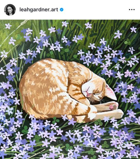 Leah Gardner, Colour Aesthetic, Animal Paintings Acrylic, Animal Illustration Art, Cat Art Illustration, Gouache Art, Phone Layout, Painting Subjects, Girly Drawings