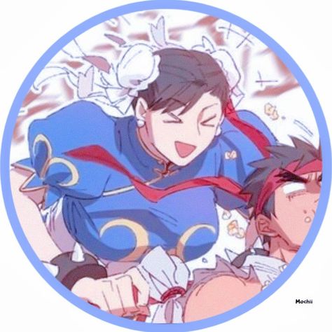 🍫 | · Ryu e Chun Li · Street Fighter · Icon Created by/Criado por: Mochii · Matching Pfp Street Fighter, Chun Li And Ryu Matching Pfp, Street Fighter Matching Icons, Street Fighter Matching Pfp, Chun Li Street Fighter Icon, Chun Li X Ryu, Chun Li And Ryu, Chun Li Pfp, Street Fighter Pfp