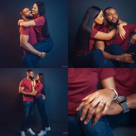 Black Couple Fall Photoshoot, Black Couples Photoshoot Poses, Black Couples Photoshoot Outfit, Pre Wedding Shoot Ideas Outfit, Prewedding Outfit Ideas, Black Couple Photoshoot Ideas, Prewedding Shoot Ideas, Anniversary Photo Shoot Ideas, Shooting Photo Couple