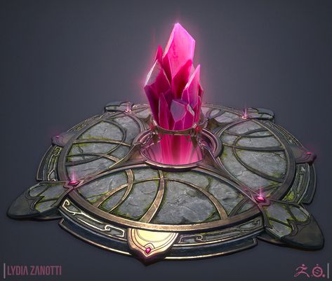 Polycount Recap | December 2017 — polycount Magic Crystal, Fantasy Props, Crystal Energy, 3d Modelle, Energy Flow, Fantasy Art Landscapes, Fantasy Concept Art, 판타지 아트, Environment Concept Art