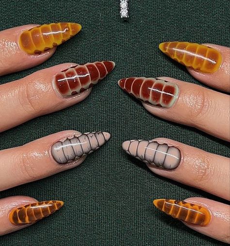 Nagellack Trends, Fall Nail Trends, Pumpkin Nails, Cute Nails For Fall, Seasonal Nails, Nail Swag, Fall Nail Art, Brown Nails, Hot Nails