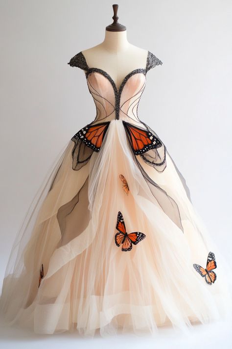 Wedding Ball Gown. Tulle layers and monarch butterfly appliques.

Whether you've fantasized about a royal-worthy ballgown or a whimsical elven dress, this bewitching roundup of 38 Magical Fairytale Wedding Gown Collections and Ideas is primed to be your wedding style solution. It’s no secret that every bride wishes to look enchanting on her big day, but with our in-depth…

Read more: https://tastywed.com/generated-post-38-magical-fairytale-wedding-gown-collections-and-ideas/ Fairytale Wedding Gown, Wedding Ball Gown, Elven Dress, Romantic Beach Wedding, Wedding Flower Design, Ceremony Design, Wedding Beach Ceremony, Romantic Beach, Fall Wedding Flowers