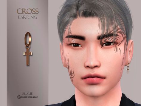 Sims 4 Cc Cross Earrings, Ts4 Cc Male Earrings, Sims 4 Cc Black Male Earrings, Sims4 Cc Accessories Male, Sims 4 Cross Earrings, The Sims 4 Cc Earrings Men, Sims 4 Male Earrings Cc, Sims 4 Earrings Cc Male, Ts4 Accessories