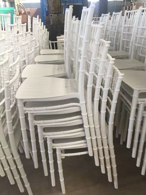 Cooking School Interior, Leaf Decor Wedding, White Plastic Chairs, Event Chairs, Office Showroom, Party Chair, Party Planning Business, Molded Chair, Decor Business