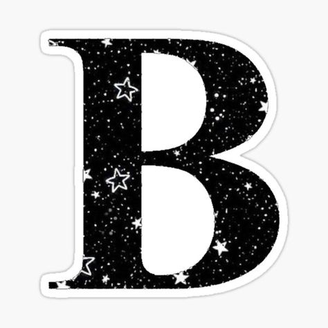 B Letter Aesthetic, Huruf B Aesthetic, B Aesthetic Letter, Black Aesthetic Background, Kim Os, Love Text To Boyfriend, Stiker Printable, B Aesthetic, Letter Background