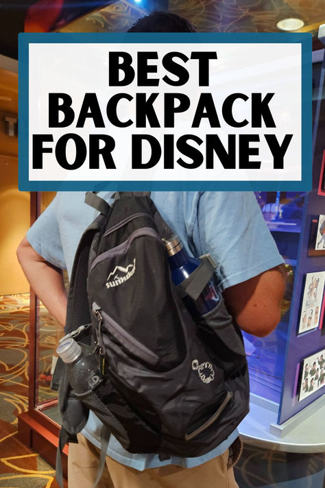 When you take a trip to Disney World, you are going to need a bag to carry all of your gear. We believe that backpacks are great bags to carry with you to Disney because it allows your arms to be totally free and you can balance the weight across your back instead of one just one shoulder. We’ve tried out plenty & have come up with the best backpack for Disney World. Disney Park Essentials, Backpack For Disney World, Backpack For Disney, Disney Packing List, Disney World Backpack, Disney List, Disney Packing, Packing List For Disney, Disney Bags Backpacks