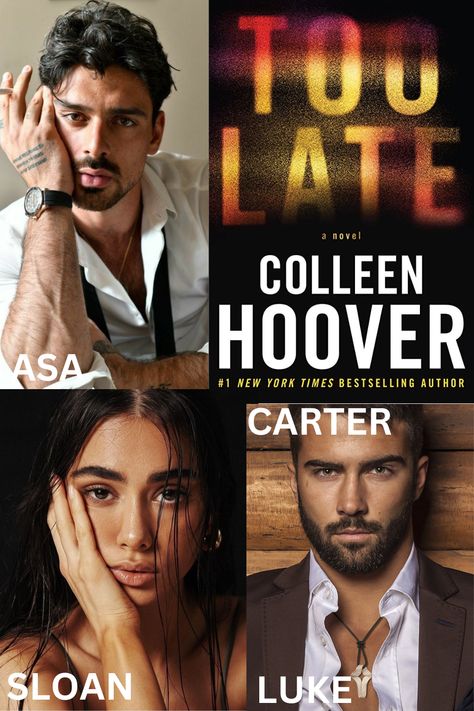 Too Late By Colleen Hoover, Colleen Hoover Too Late, Too Late Colleen Hoover Aesthetic, Colleen Hoover Characters, Too Late Colleen Hoover, Sassy Diva, Books Fanart, Colleen Hoover Books, Aesthetic Books