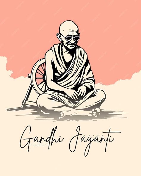 Happy Gandhi jayanti social media post banner template | Premium AI-generated vector Chelsea Video, Poster Art Ideas, Gandhi Ji, Village Backdrop, Feeling Blessed Quotes, Happy Gandhi Jayanti, Gandhi Jayanti, Spirit Of Truth, Lord Krishna Hd Wallpaper