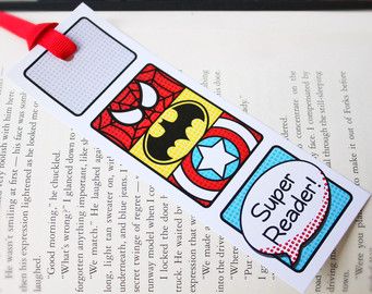 Superhero Bookmarks, Super Reader, Handmade Bookmarks Diy, Creative Bookmarks, Bookmark Craft, Bookmarks Kids, Watercolor Bookmarks, Diy Bookmarks, Book Markers