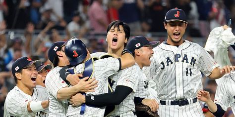 Japan wins World Baseball Classic 2023 Mexico Team, Japan Baseball, Kyle Schwarber, Yankees Fan, Reigning Champ, Mike Trout, World Baseball Classic, Shohei Ohtani, Play Baseball