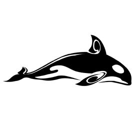 Animals | Free Stencil Gallery - Part 5 Whale Stencil, Whale Silhouette, Whale Pictures, Orca Tattoo, Wood Burning Stencils, Orca Whale, Whale Design, Animals Farm, Rocks Painted