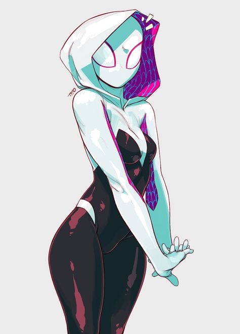 Spider Gwen Art, Ghost Spider, Spider Art, Spider Girl, Marvel Spiderman Art, Spider Gwen, Marvel Girls, Gwen Stacy, Spider Woman