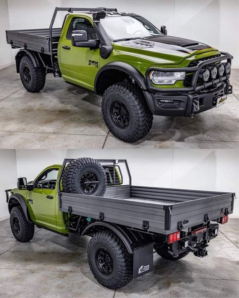 Offroad Pickup Truck, Wood Flatbed Truck Ideas, Flatbed Truck Ideas, Truck Modifications, Custom Truck Parts, Kombi Motorhome, Pickup Truck Accessories, Custom Truck Beds, Flatbed Truck