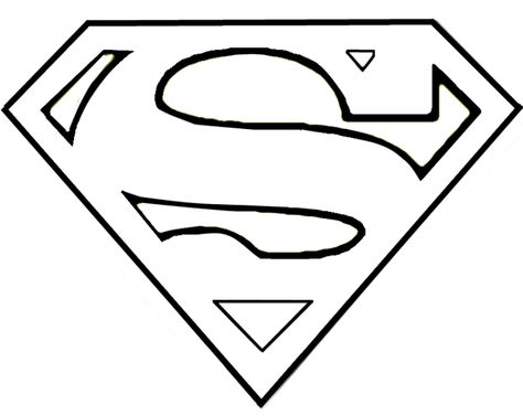 Superman+Logo+Outline Supergirl Birthday, Nurses Week Quotes, Feather Stencil, Superhero Cookies, Superman Symbol, Superman Costumes, Logo Outline, Superman Logo, Background Wallpapers