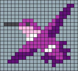 Hummingbird Pixel Art, Graph Art, Melt Beads, Pixel Art Characters, Melting Beads, Bead Pattern, Art Characters, Square Patterns, Alpha Pattern