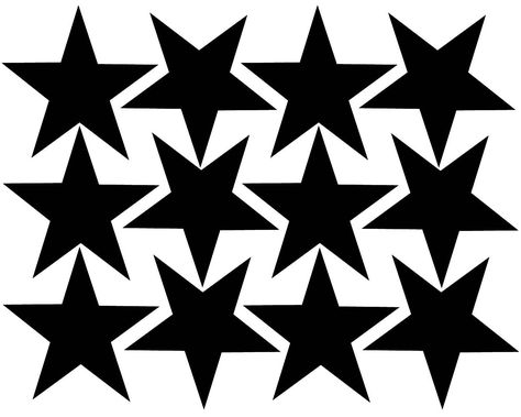 "Large black star wall stickers that are made of reusable adhesive fabric. 12 large stars per sheet - approximately 9\" each. Our fabric wall decals are removable & reposition able with no damage to walls! Use on walls, ceiling, mirrors, glass, and more! Simply peel and stick....over and over! Great for the nursery or kid's room- no damage to walls when you remove! We carry these large stars in pink, white, navy also. Convo us if you would like a custom color. We have a discount for multiple Ceiling Mirrors, Adhesive Fabric, Fabric Star, Star Wall Decals, Star Decals, Millennial Pink, Fabric Wall Decals, Matte Fabric, Black Stars