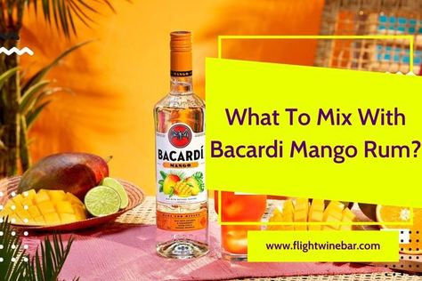 Bacardi Mango Chile Drinks, Mango Malibu Rum Drinks, Mango Rum Drinks, Bacardi Mango, Bacardi Drinks, Soda Drinks Recipes, Mango Chile, Frozen Mango Margarita, Mango Chili