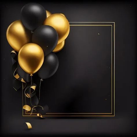 Free Black and Gold Happy Birthday Background Black Birthday Background, Birthday Tarpaulin Design, Birthday Card Background, Tarpaulin Design, Happy Birthday Background, Birthday Background Design, Gold Happy Birthday, Birthday Banner Background, Gold Banner