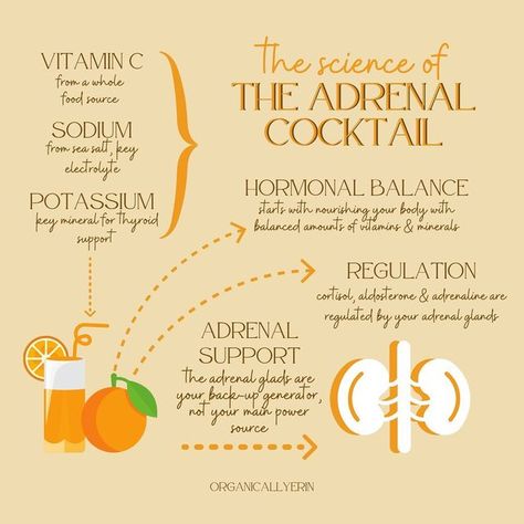 Mineral Adrenal Cocktail, What Is An Adrenal Cocktail, Easy Adrenal Cocktail, Adrenal Fatigue Lunch Ideas, Benefits Of Adrenal Cocktail, Easy Holistic Meals, Adrenal Gland Support, Morning Adrenal Cocktail, Adrenal Fatigue Cocktail