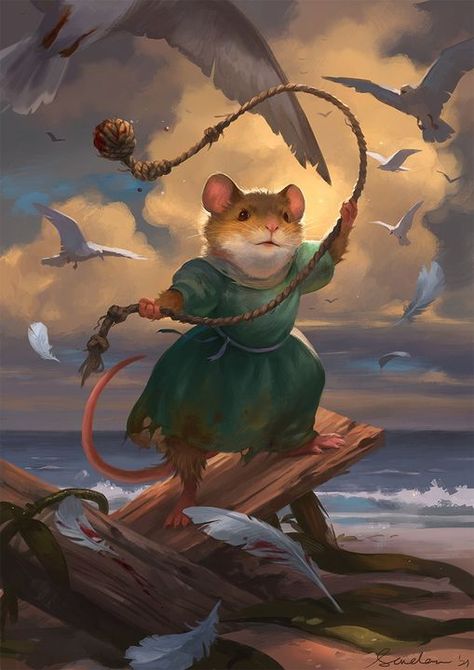 Redwall Abbey, Gabriel Fernandez, Mouse Guard, Fiction Idea, 다크 판타지, Woodland Creatures, Children's Book Illustration, Character Portraits, A Mouse