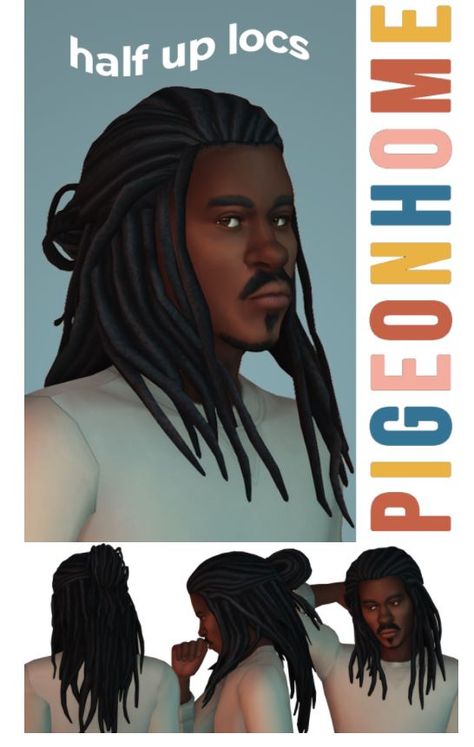 Source: Tumblr | Male Hair | Ethnic Hair | Long | Locs | BGC | Sims 4 | TS4 | Maxis Match | MM | CC | Pin by suepixels Sims 4 Cc Male Skin Blend, Sims 4 Cc Male Braid, Sims 4 Cc Hair Pack Male, Long Dreads Sims 4 Cc, Sims 4 Cc Guys Curly Hair, Sims Hair Maxis Match Male, Sims 4 Mm Black Male Hair, Locs Cc Ts4, Sims 4 Cc Men Hair Locs