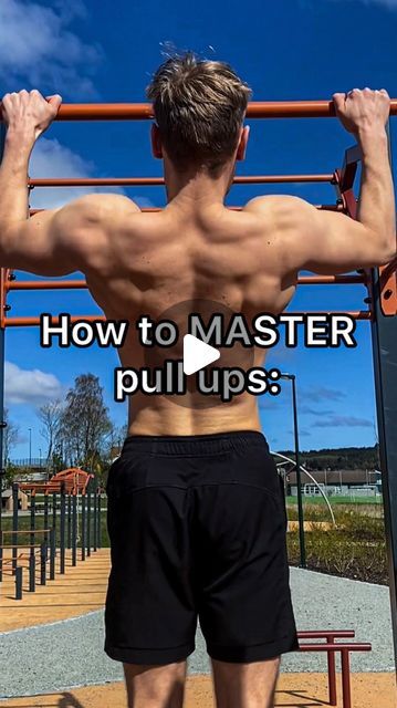 Lars Meidell on Instagram: "How to master pull ups: - Want my top 20 food list to get shredded for summer? Comment «LIST» below and I’ll send it to you. - If you can dead hang for 20s - You can do 5 scapula pullups - If you can do 10 scapula pullups - You can do 1 pullup - If you can do a 20s pullup hold - You can do 5 pullups - If you can do 10 pull ups - You can do 3 chest pull ups - When you get till this last point it`s time to add a weight belt. - Good luck progressing. - - - - - #pullups #homeworkout #calisthenics #backworkout #fitnessaddict" How To Start Pull Ups, Pull Up Training For Beginners, Weight Belt, Get Shredded, Food List, Back Workout, Send It, Calisthenics, Pull Up