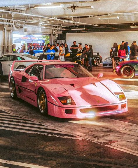 Pink Ferrari F40, Uber Eats Gift Card, Pink Ferrari, General Aesthetic, Rich Cars, 2023 Aesthetic, Playstation Store, Brand Aesthetic, Mobil Drift