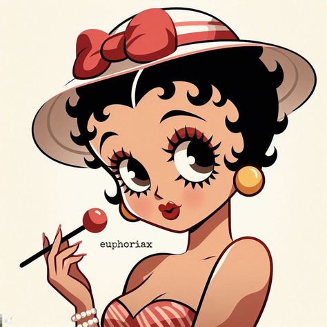 Betty Boop Fanart, Betty Boop Pfp, Betty Boop Quotes, Betty Boop Art, Betty Boop Pictures, Pooh Bear, Barbie Girl, Betty Boop, Content Creator