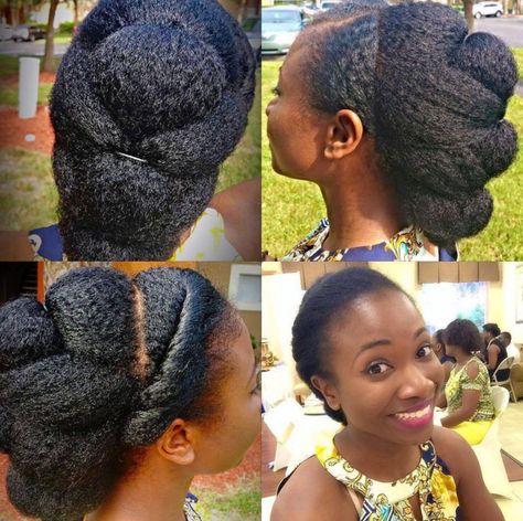 25 Stunning Natural Hair Updo Styles - Blossom & SolBlossom & Sol Natural Updo, Cabello Afro Natural, Natural Hair Weaves, Natural Afro Hairstyles, Updo Styles, Pelo Afro, 4c Hair, Natural Hair Updo, Natural Hair Inspiration