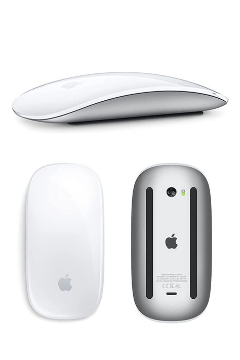 Apple Magic Mouse: Wireless, Bluetooth, Rechargeable. Works with Mac or iPad; Multi-Touch Surface - White Anime Uwu, Apple Magic, Magic Mouse, Apple Magic Mouse, Wireless Bluetooth, Gadgets, Ipad, Mac, Electronics