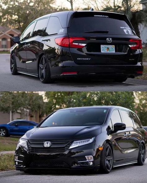 Honda Minivan, Honda Oddysey, Mpv Car, Honda Van, Odyssey Van, Honda Accord Custom, Mini Vans, Honda Stream, Black Honda