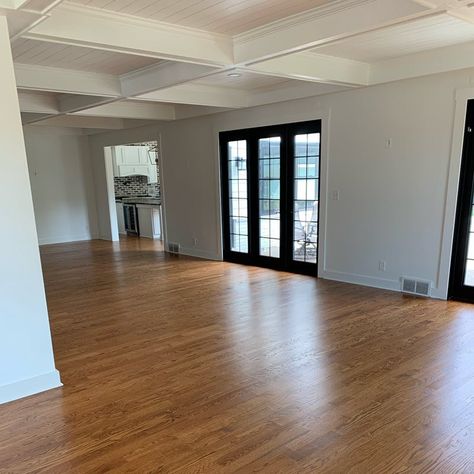 Nutmeg Floor Finish | Michigan Hardwood Floor Services Fir Hardwood Floors, Matte Finish Hardwood Floors, Staining Wood Floors, Reclaimed Hardwood Flooring, Red Oak Hardwood Floors, New England Colonial, Red Oak Hardwood, Installing Hardwood Floors, Floor Stain