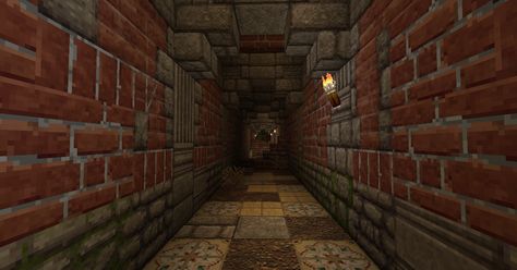 City of Rome: the secret and abandoned roman catacombs are everywhere. Try to find them! Minecraft Catacombs Ideas, Catacombs Minecraft, Minecraft Catacombs, Minecraft Labyrinth, Mansion Basement, Roman Catacombs, Minecraft Underground, Modded Minecraft, Minecraft Medieval