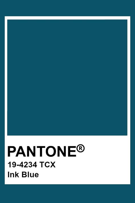 Pantone Ink Blue Bleu Pantone, Pantone Tcx, Table Fabric, Pantone Color Chart, Pantone Swatches, Color Knowledge, Blue Dinner, Pantone Palette, Dinner Decor