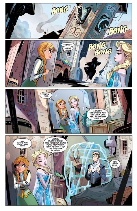 'Disney Frozen' Continues In New Comic Book Miniseries | Hollywood Reporter Frozen Story, Frozen Comics, Batman The Long Halloween, Breaking Boundaries, Doomsday Clock, Marvel Zombies, Disney Animated Movies, Read Comics Online, Young Avengers