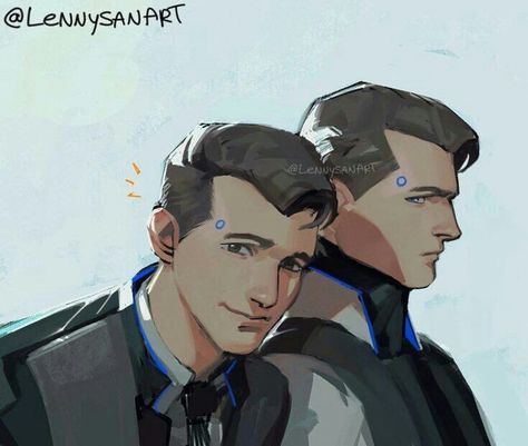 Dbh Connor And Nines, Rk900 And Connor, Connor Rk800 Fanart, Rk800 Fanart, Dbh Connor Fanart, Rk800 And Rk900, Connor X Rk900, Rk900 X Rk800, Detroit Become Human Rk900