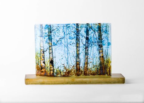 Mail - Cindy Thomas - Outlook Glass Frit Painting, Tabletop Sculpture, Frit Painting, Glass Art Products, Fused Glass Panel, Slumped Glass, Fused Glass Wall Art, Glass Fusion Ideas, Fused Glass Artwork