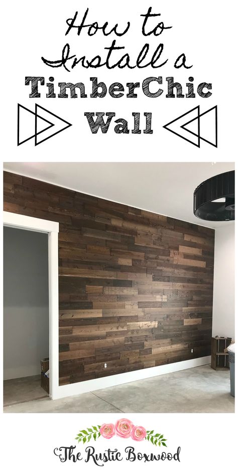 Rustic Master Bath, Wood Wall Planks, Rustic Master, Reclaimed Wood Accent Wall, Wooden Accent Wall, Wood Wall Bathroom, Wood Wall Design, Rustic Basement, Wood Plank Walls