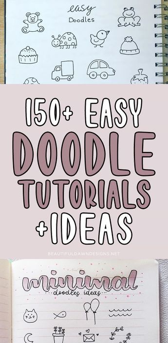 If you’re looking for easy doodle ideas, I’m sharing over 150 easy doodles that anyone can draw. Easy Doodle Ideas, Sketch Notes Doodles, Doodle For Beginners, Doodling Tutorial, Doodle Art For Beginners, Plant Doodle, Doodle Doodle, Note Doodles, Easy Doodle