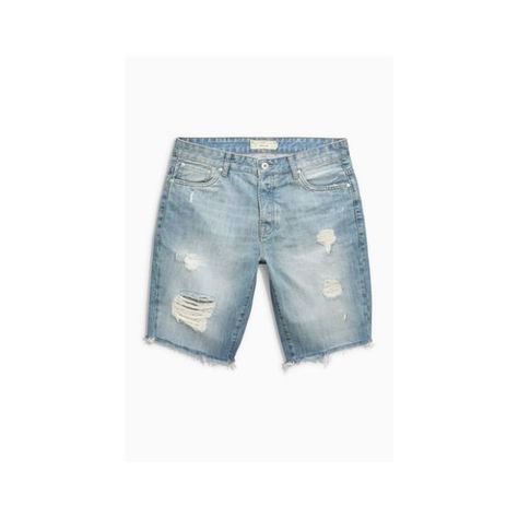 Bleach Ripped Frayed Regular Fit Shorts ($26) ❤ liked on Polyvore featuring shorts, ripped shorts, destroyed shorts, torn shorts, frayed shorts and distressed shorts Ripped Short Jeans, Denim Shorts Style, Frayed Shorts, Mens Denim Shorts, Denim Inspiration, Only Jeans, Ripped Shorts, Patterned Jeans, Bermuda Jeans