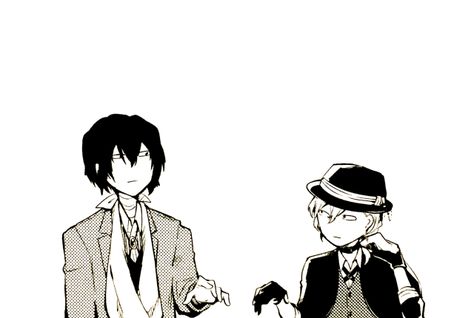 "Don't walk next to me" "Aren't you the one sticking to my side Chuuya?" Bsd Manga Panels, Dazai Manga, Chuuya And Dazai, Bsd Dazai, Anime Bungou Stray Dogs, Bsd Manga, Dazai And Chuuya, Chuuya X Dazai, To The Stray Dogs