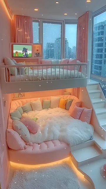 naturegoodok on Instagram Beautiful Dorm Room, Bedroom Ideas For Small Rooms Cozy, Amazing Bedroom Designs, Dream Bedroom Inspiration, Big Bedrooms, Classy Bedroom, Kids Bedroom Inspiration, Room Redesign, Pretty Bedroom